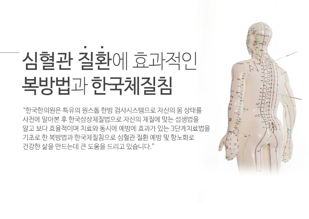 한국한의원, 한국한의원 심혈관 클리닉, 심혈관 치료 프로세스