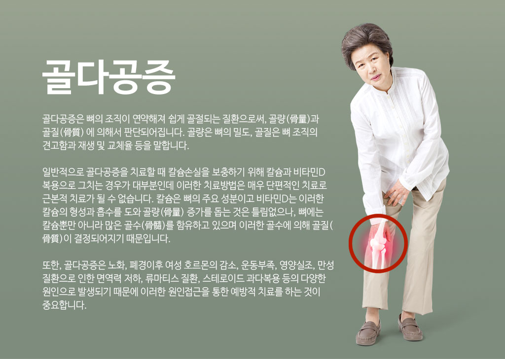 한국한의원, 한국한의원 골다공증 클리닉